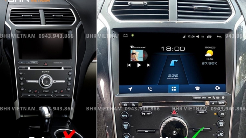 Màn hình DVD Android liền camera 360 xe Ford Explorer 2016 - nay | Oled Pro X8S 